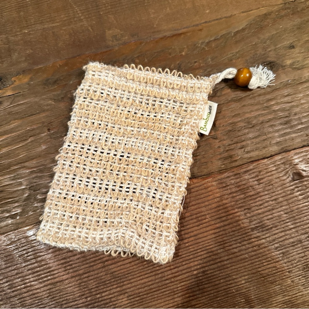 Exfoliating Natural Sisal Soap Bags - Eco-Friendly Soap Saver Pouches for Bath